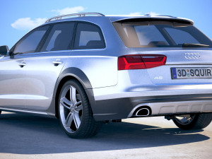 Audi A6 Allroad 2015-2018 3D मॉडल