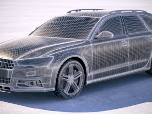 Audi A6 Allroad 2015-2018 3D मॉडल
