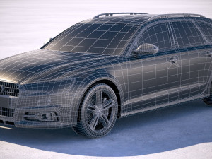 Audi A6 Allroad 2015-2018 3D मॉडल