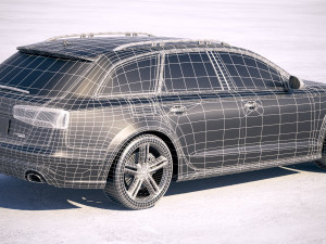 Audi A6 Allroad 2015-2018 3D मॉडल