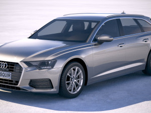 Audi A6 Avant 2019 Modèle 3D