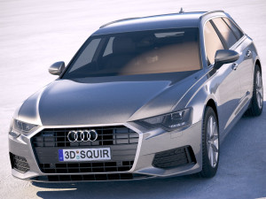 Audi A6 Avant 2019 3D Model