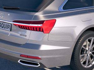 Audi A6 Avant 2019 3D Model