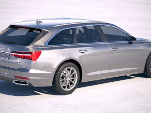 Audi A6 Avant 2019 3D Model