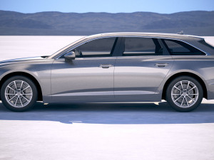 Audi A6 Avant 2019 3D Model