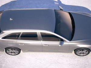 Audi A6 Avant 2019 3D Model