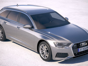 Audi A6 Avant 2019 3D Model