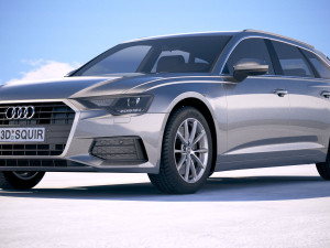 Audi A6 Avant 2019 3D Model