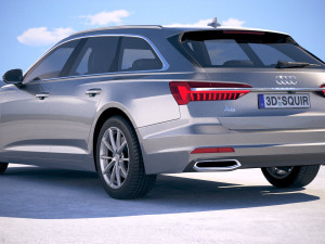 Audi A6 Avant 2019 3D Model