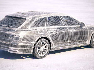Audi A6 Avant 2019 3D Model
