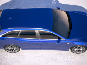 Audi A6 Avant S-line 2019 3D Model