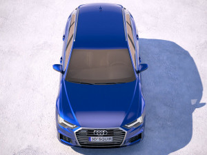 Audi A6 Avant S-line 2019 3D Model