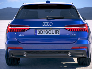 Audi A6 Avant S-line 2019 3D Model