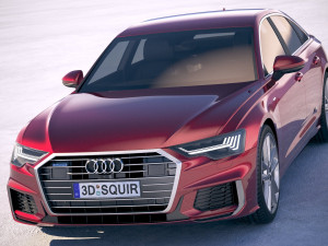 Audi A6 Sedan S-line 2019 Modèle 3D