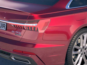 Audi A6 Sedan S-line 2019 3D Model