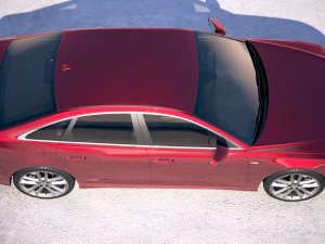 Audi A6 Sedan S-line 2019 3D Model