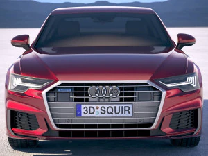 Audi A6 Sedan S-line 2019 3D Model