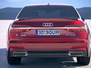 Audi A6 Sedan S-line 2019 3D Model