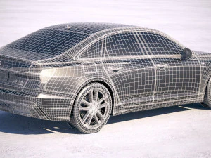 Audi A6 Sedan S-line 2019 3D Model