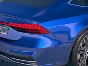 Audi A7 S-line Sportback 2018 3D Model