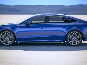 Audi A7 S-line Sportback 2018 3D Model