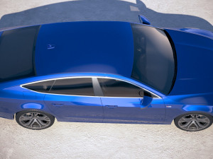 Audi A7 S-line Sportback 2018 3D Model