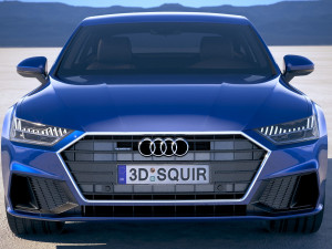 Audi A7 S-line Sportback 2018 3D Model