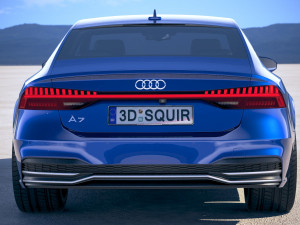 Audi A7 S-line Sportback 2018 3D Model