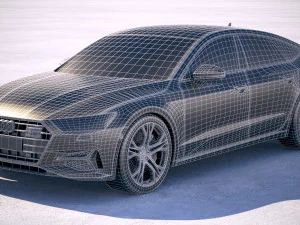 Audi A7 Sportback 2018 Modelo 3D