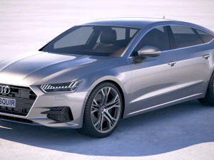 Audi A7 Sportback 2018 Modelo 3D