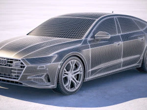 Audi A7 Sportback 2018 Modelo 3D