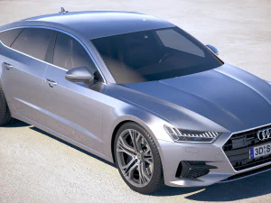 Audi A7 Sportback 2018 Modelo 3D