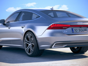 Audi A7 Sportback 2018 Modelo 3D