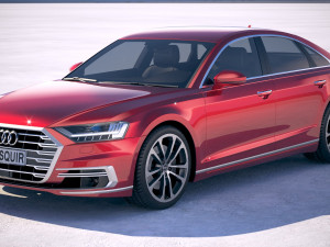 Audi A8 2018 3D Model