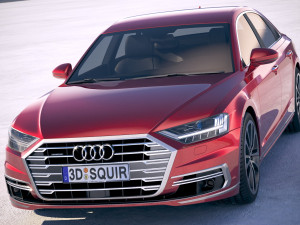 Audi A8 2018 3D Model