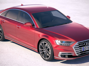 Audi A8 2018 3D Model