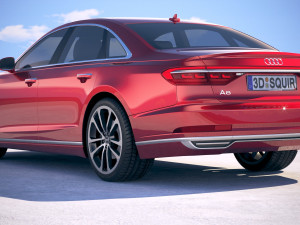 Audi A8 2018 3D Model