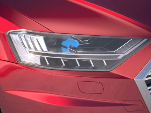 アウディ A8 2018 3Dモデル