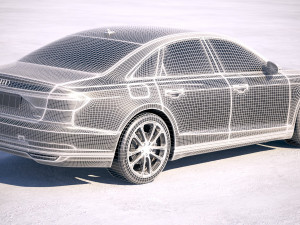 Audi A8 2018 3D Model