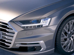 Audi A8L 2018 3D Model