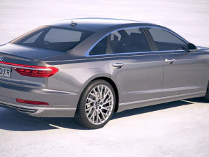 Audi A8L 2018 3D Model