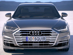 Audi A8L 2018 3D Model
