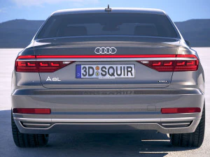 Audi A8L 2018 3D Model