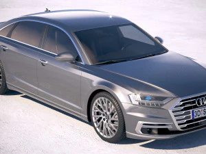 Audi A8L 2018 3D Model