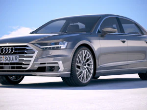 Audi A8L 2018 3D Model
