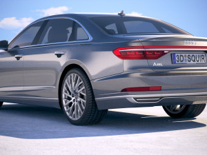 Audi A8L 2018 Modelo 3D