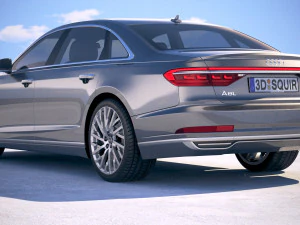 Audi A8L 2018 3D Model