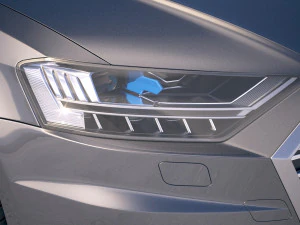 Audi A8L 2018 3D Model
