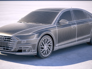 Audi A8L 2018 Modelo 3D