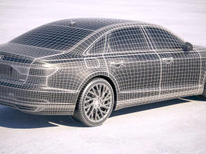 Audi A8L 2018 3D Model